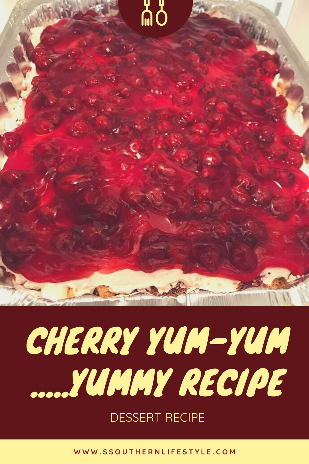 cherry yum yum pie dessert recipe