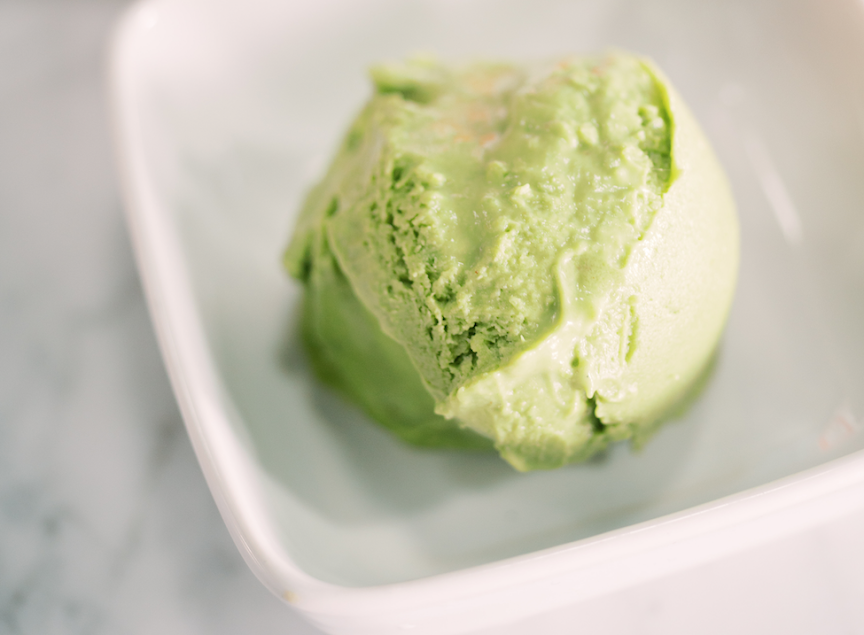 green, ice cream, healthy, recipe
