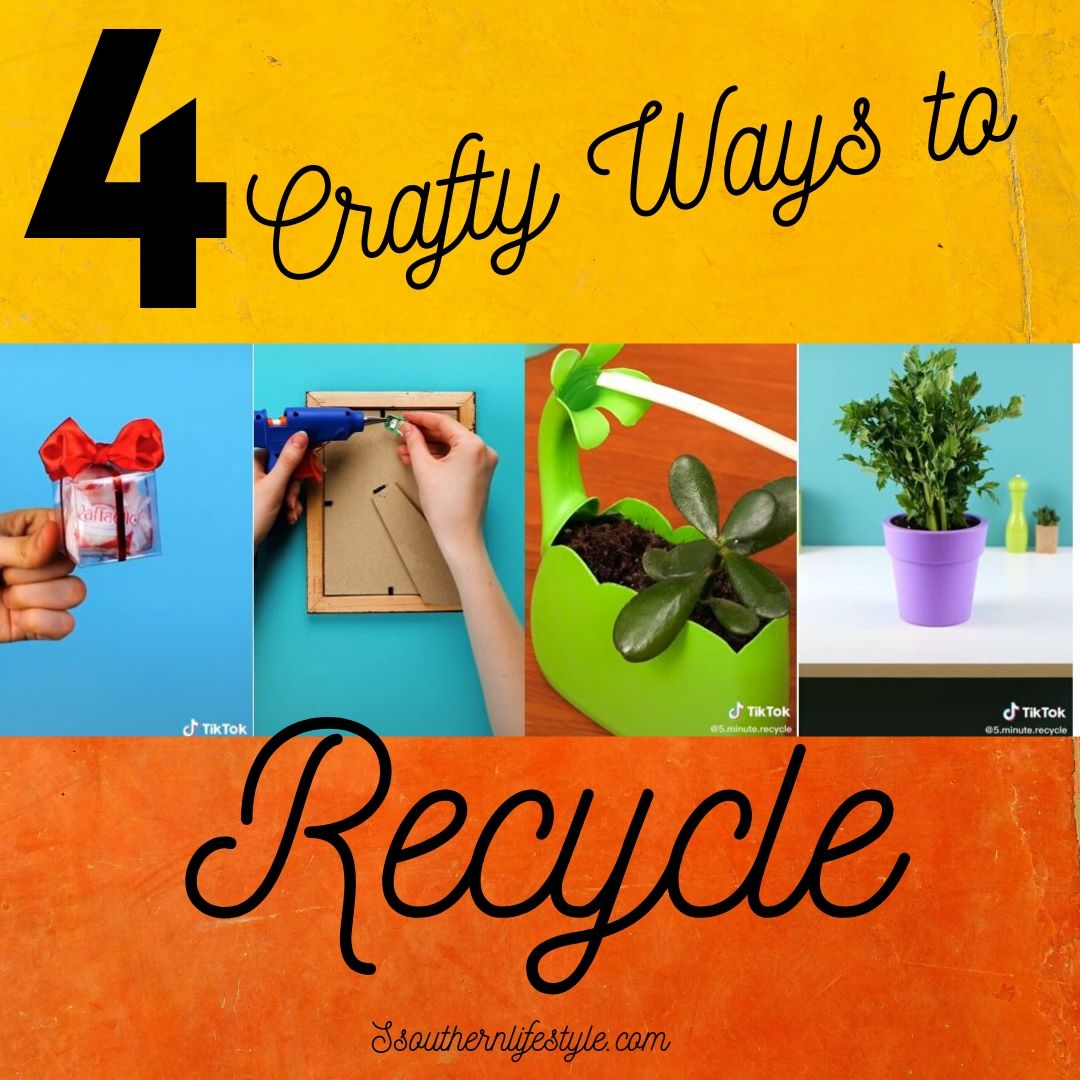 Recycling ideas and crafts repurpose reuse