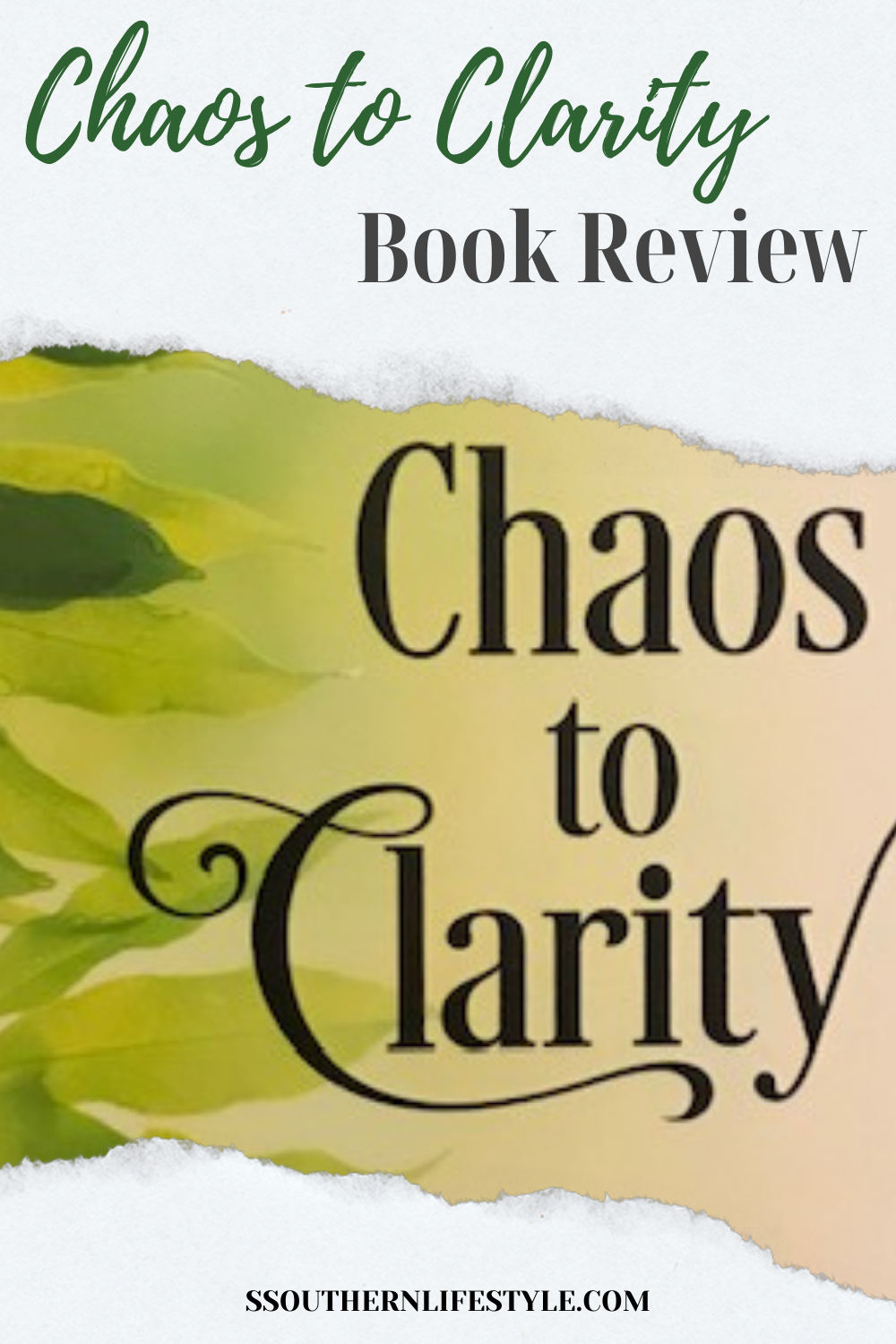 Nonfiction inspirational book review chaos to clarity